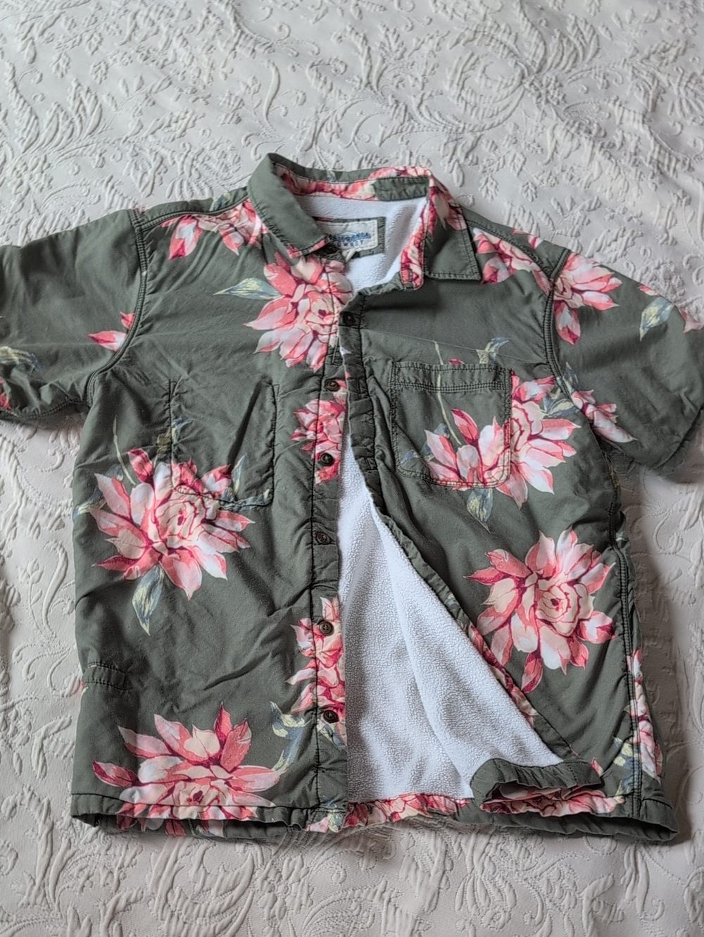 California Cowboy Terry Lined Hawaiian Shirt